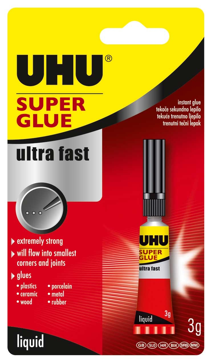 UHU SUPER GLUE TUBE 3GM