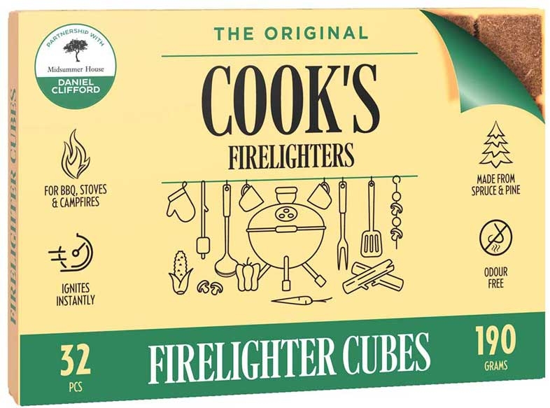 COOK'S FIRELIGHTER CUBES 32PCS