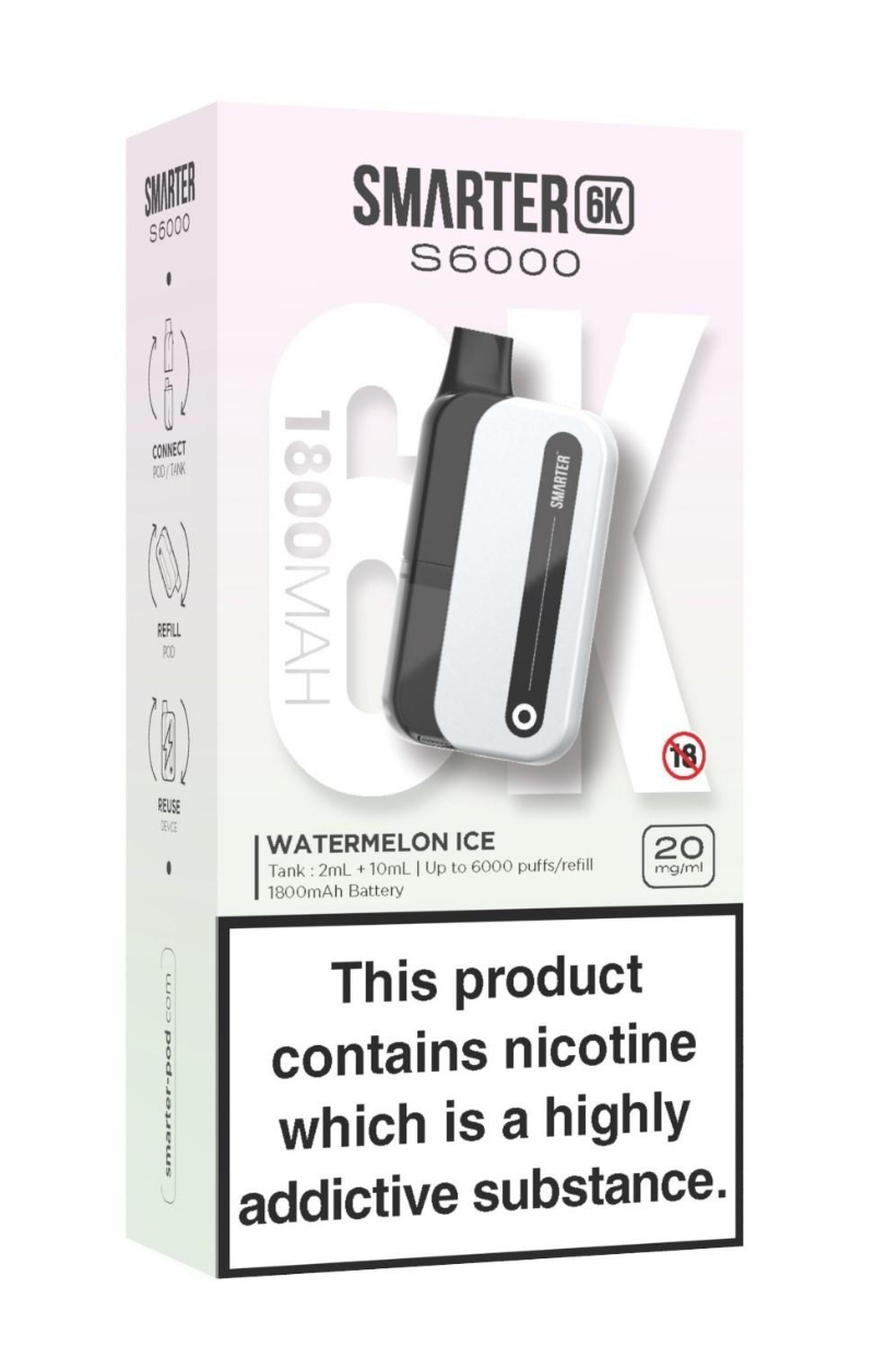 SMARTER 6K KIT WATERMELON 20MG