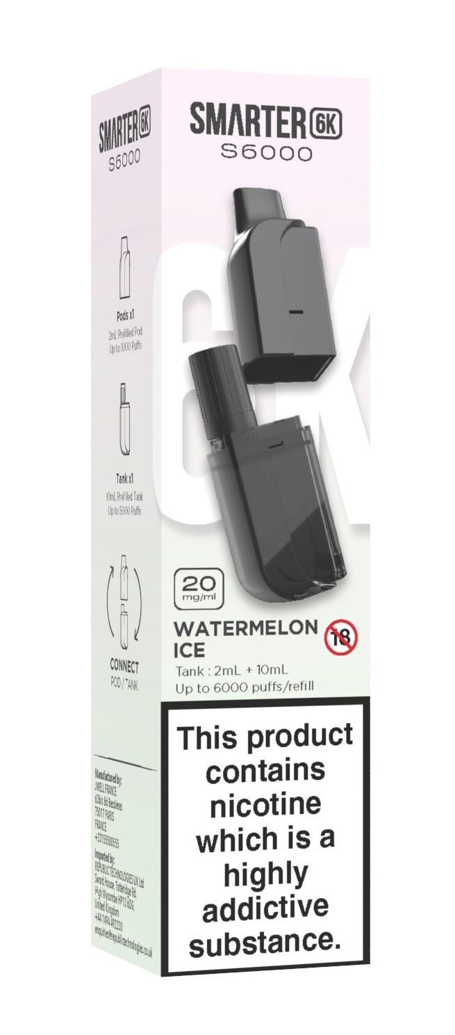 SMARTER 6K POD WATERMELON 20MG