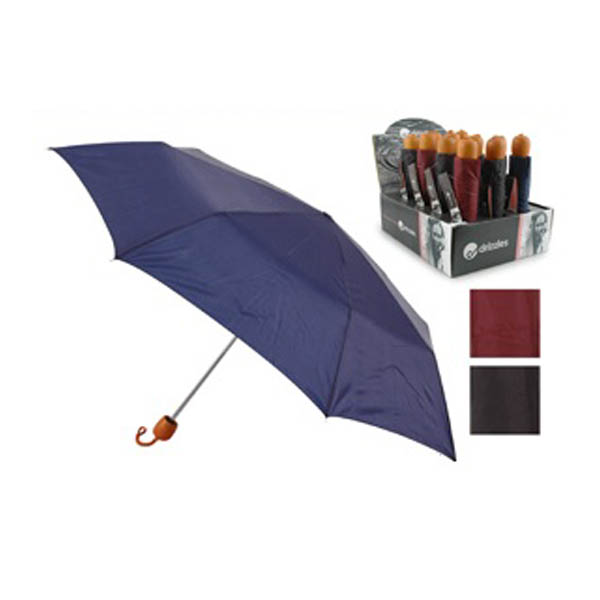 DRIZZLES PLAIN COLOUR UMBRELLA CDU