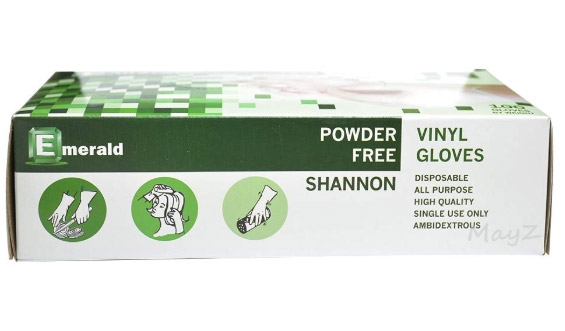 SHANNON POWDER FREE GLOVES MED100PK