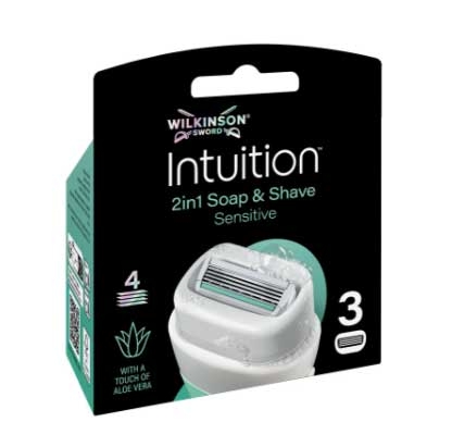INTUITION 2IN1 SENSITIVE BLADES 3PK