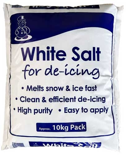 WHITE SALT FOR DE-ICING 10KG