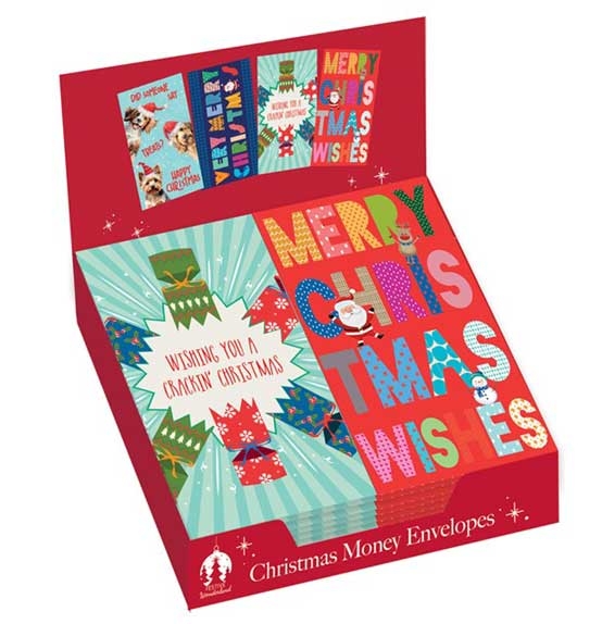 XMAS MONEY WALLET WITH ENV 9X16CM