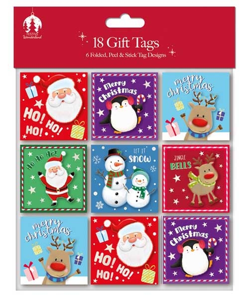 XMAS 18 HAND FINISHED GIFT TAGS
