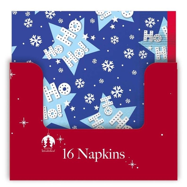 XMAS 16PK KIDS PAPER NAPKINS