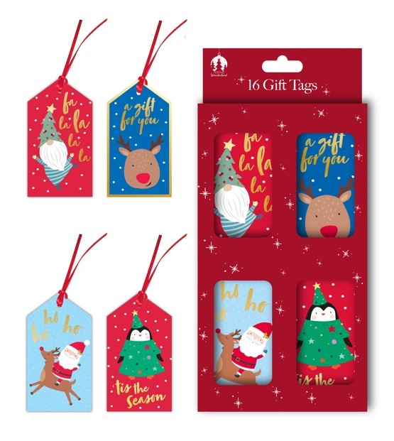 XMAS 16 CUTE GIFT TAGS
