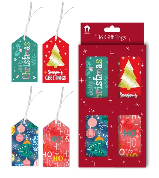 XMAS 16 CONTEMPORARY GIFT TAGS