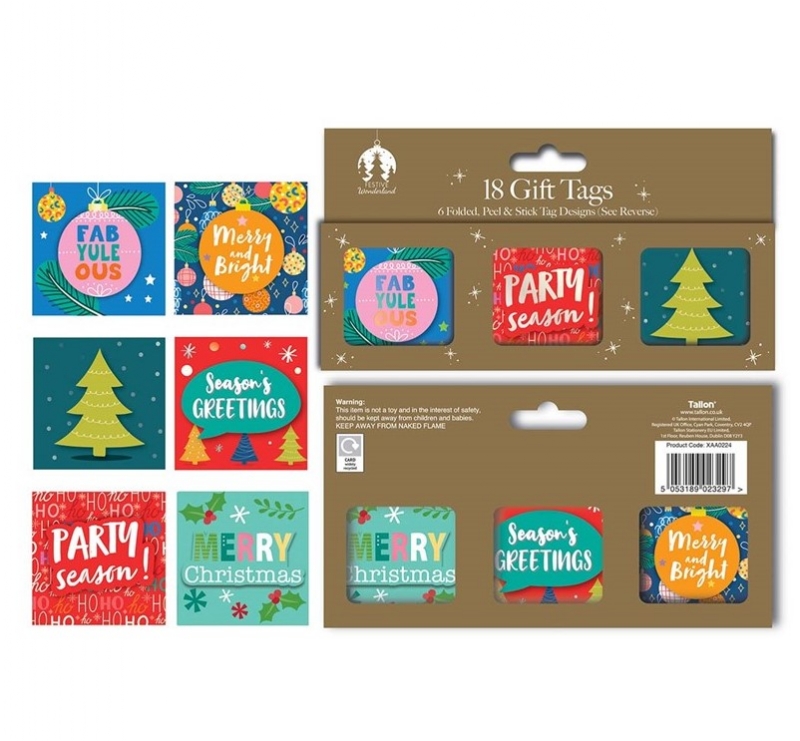 XMAS 18 CONTEMPORARY GIFT TAGS