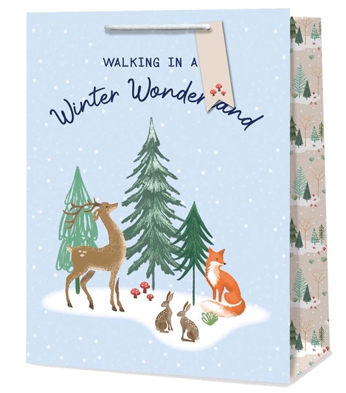XMAS WINTER WONDERLAND GIFT BAG XL