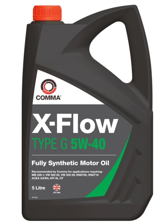 COMMA X-FLOW G 5W-40 FULLY SYNTH 5L