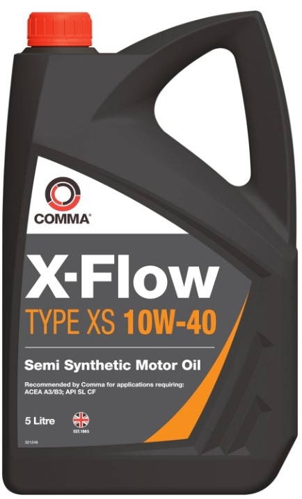 COMMA X-FLOW XS 10W-40 SEMI SYN 5L