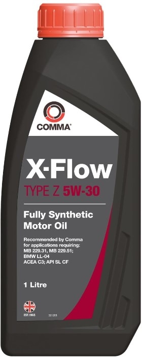 COMMA X-FLOW Z 5W-30 FULLY SYNTH 1L