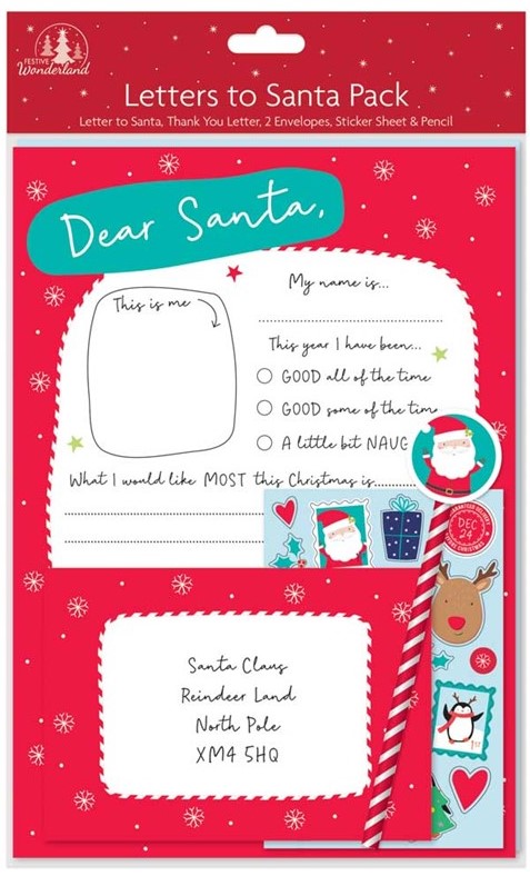 XMAS LETTER TO SANTA PACK