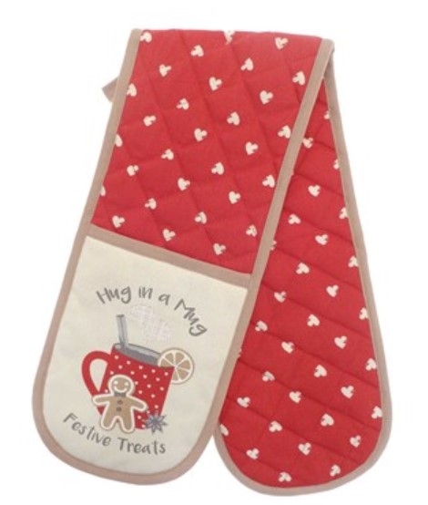 FESTIVE TREATS DOUBLE OVEN GLOVE