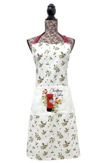 XMAS WISHES 100% COTTON APRON