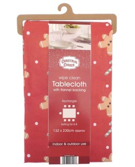 XMAS WARM WISHES WIPE CLEAN T/CLOTH