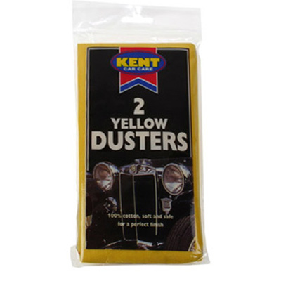 KENT YELLOW DUSTERS 2 PK