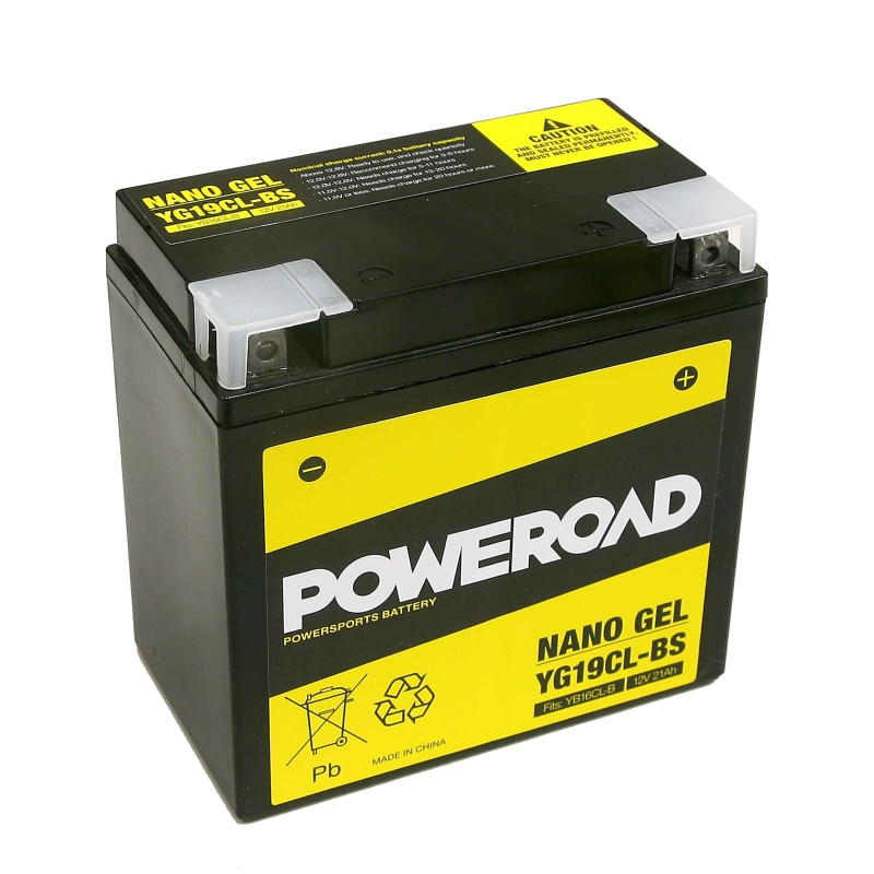 YG19CL-BS MOTORCYCLE BATTERY