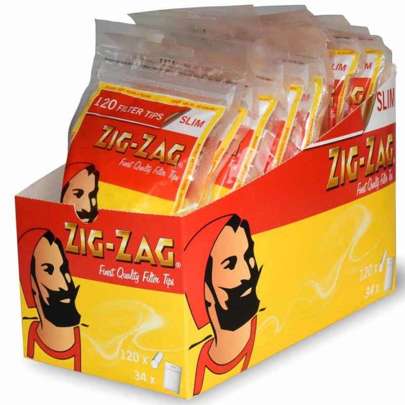 ZIG ZAG SLIM FILTER TIPS 120PK